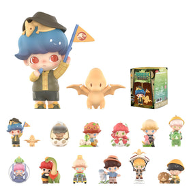 POP MART DIMOO Jurassic World front box highlights a surprise collectible design for display
