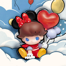 POP MART Dimoo World Disney box packaging highlights mystery