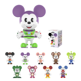 POP MART Disney Mickey Remixed blind box packaging invites collector intrigue.