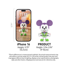 POP MART Disney Mickey Remixed ready-to-display collectible for family enjoyment.