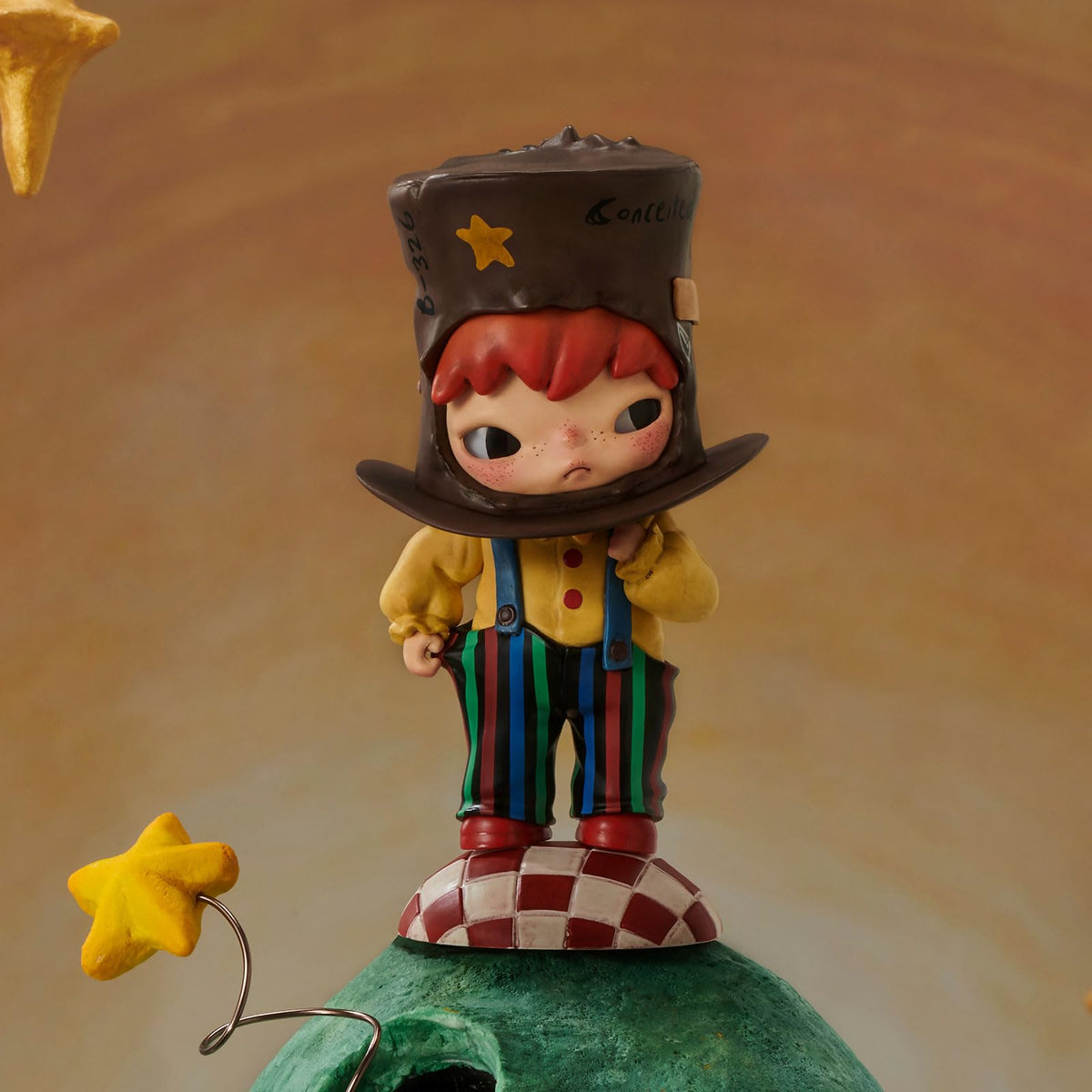 POP MART Hirono Le Petit Prince figure back view reveals unique design elements for collection