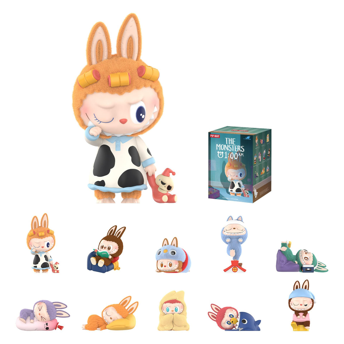 POP MART The Monsters 1:00 A.M. blind box figure for unique display and collecting