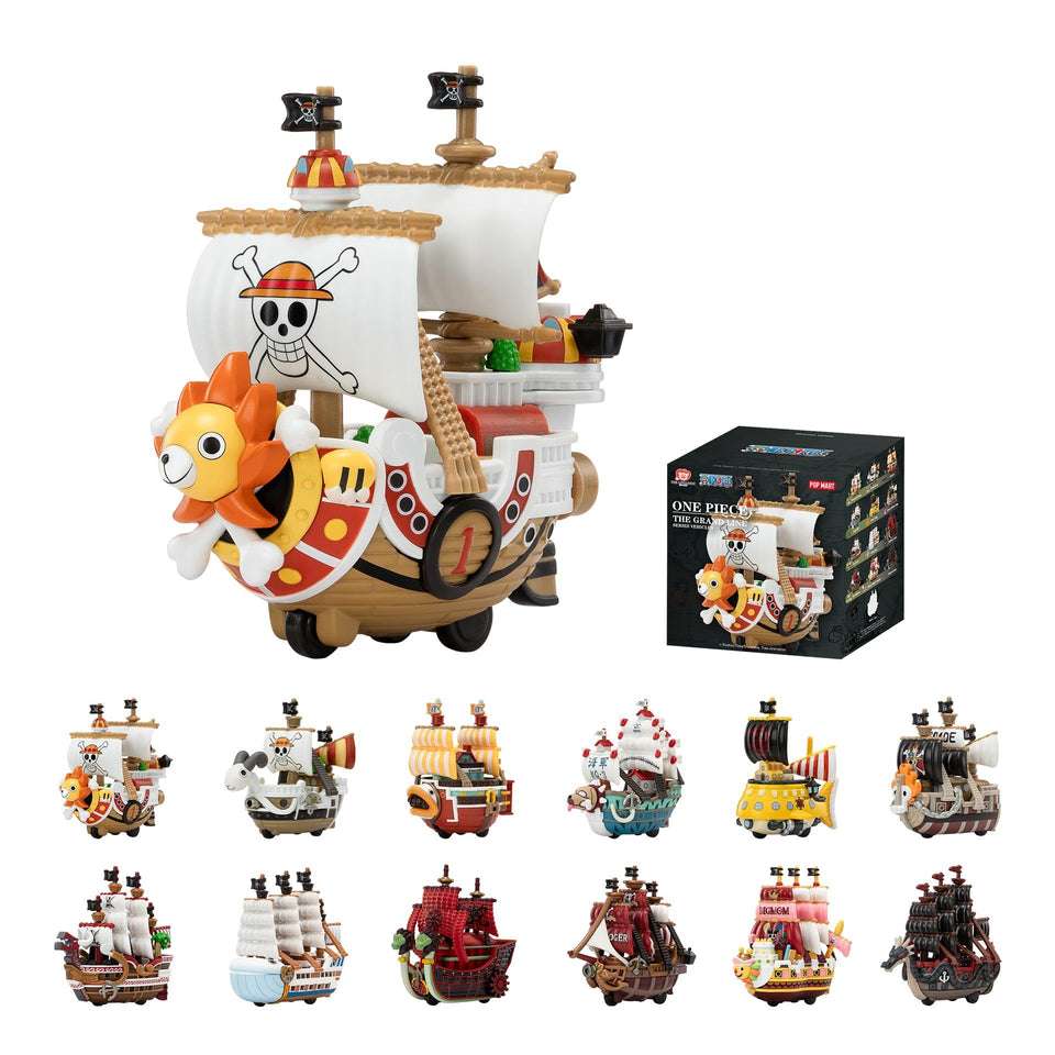 POP MART One Piece Grand Line Vehicles blind box front view for collectors