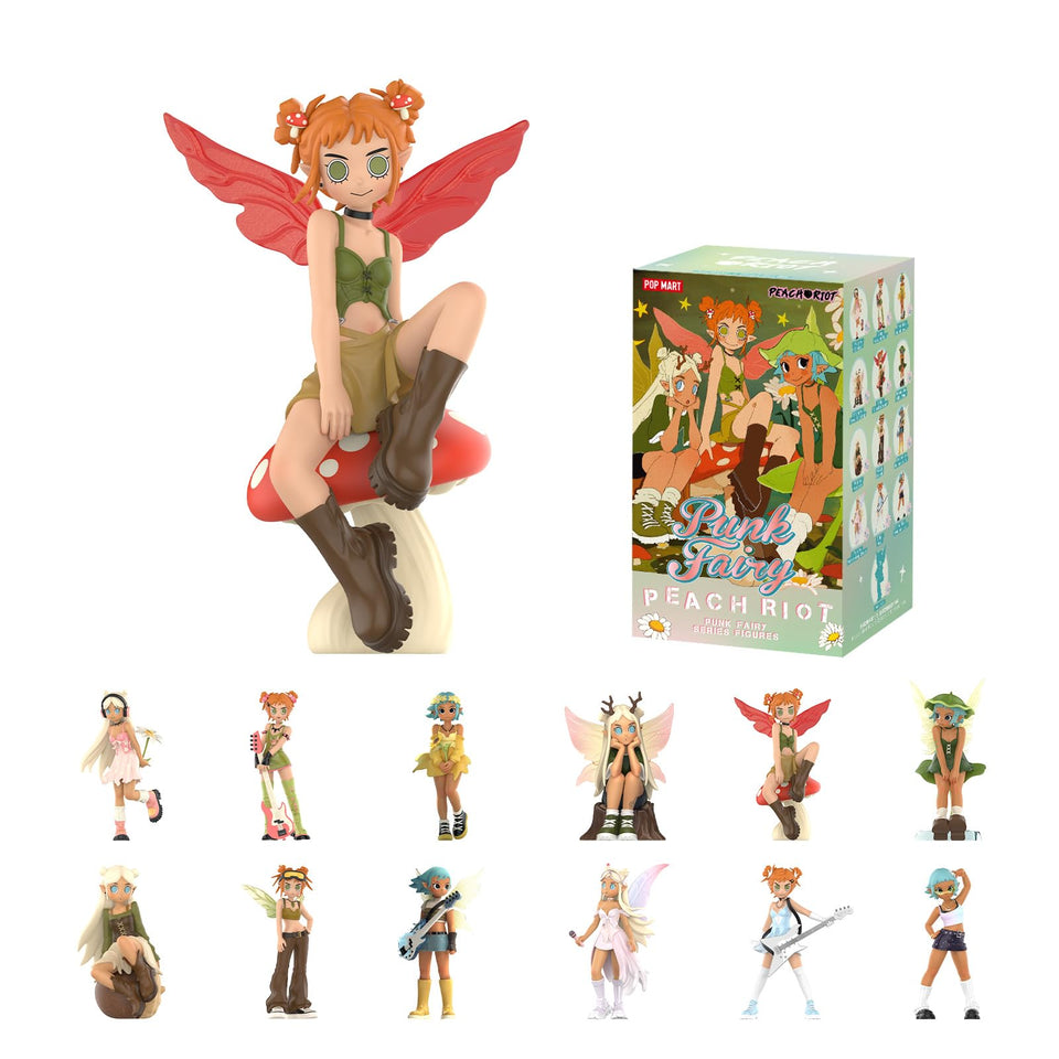 POP MART Peach Riot Punk Fairy figure 1, collectible display piece for fans
