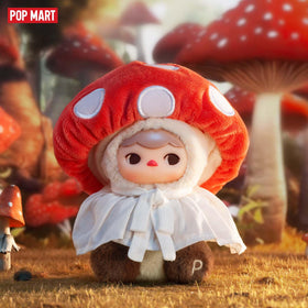 POP MART PUCKY Forest Party figure displayed as desk decor.