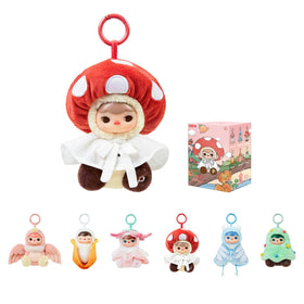 POP MART PUCKY Forest Party pendant box toy for desk decor and collection.