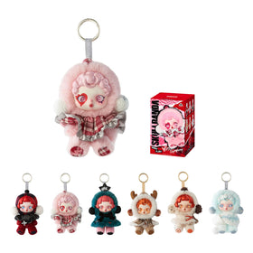 POP MART Skullpanda Winter Symphony blind box front view, ideal for gifting.