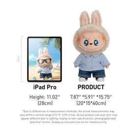 POP MART The Monsters Flip with Me plush close-up shows accurate coloring and refined finish for display