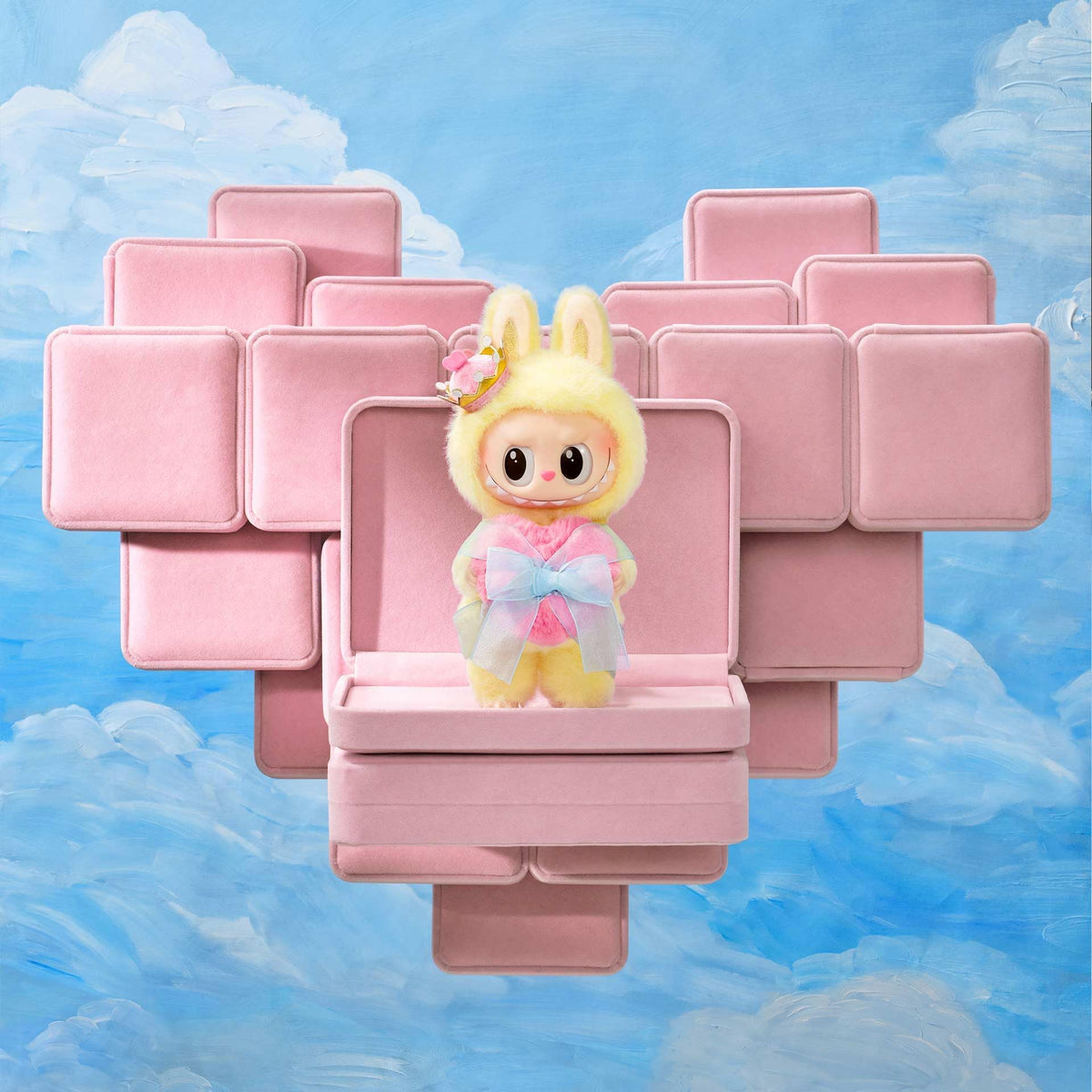 POP MART The Monsters Labubu - diorama view highlights display potential in modern homes.