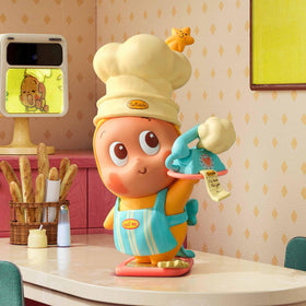 POP MART Twinkle Twinkle Be a Little Star figure on shelf display for rooms.