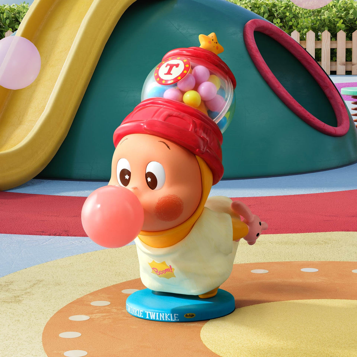 POP MART Twinkle Twinkle Be a Little Star figure as a stylish desk decor piece.