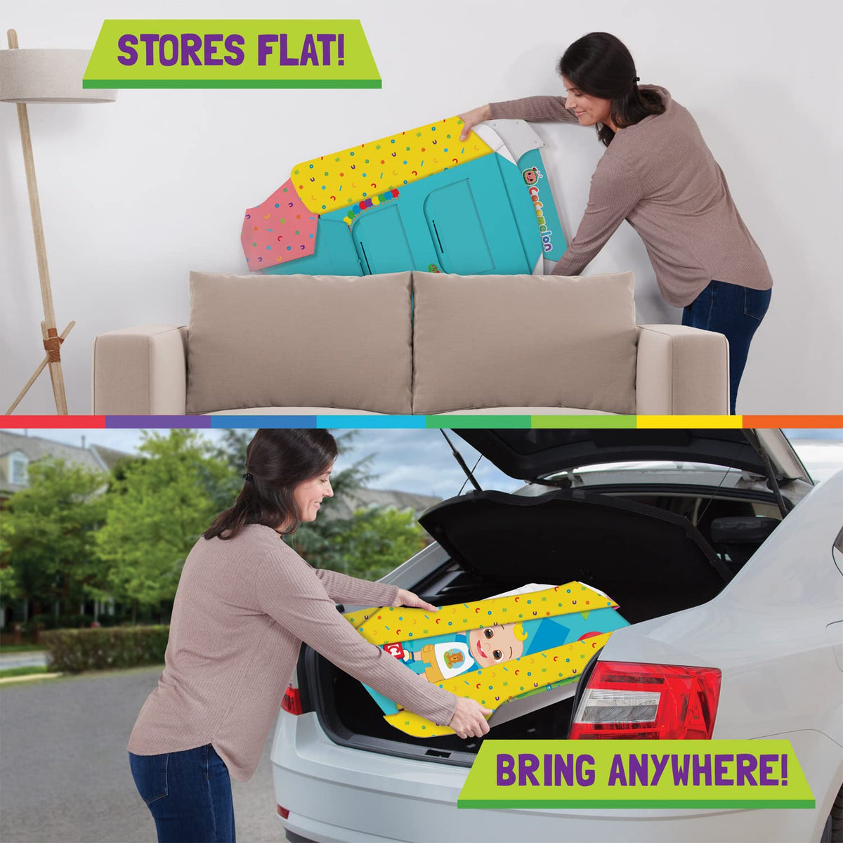 Ideal for ages 2-5, encourages imaginative indoor play with Pop2Play.