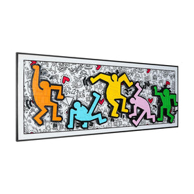 Popbricks display board tailored for 31216 dancing figures enhances a bold home gallery
