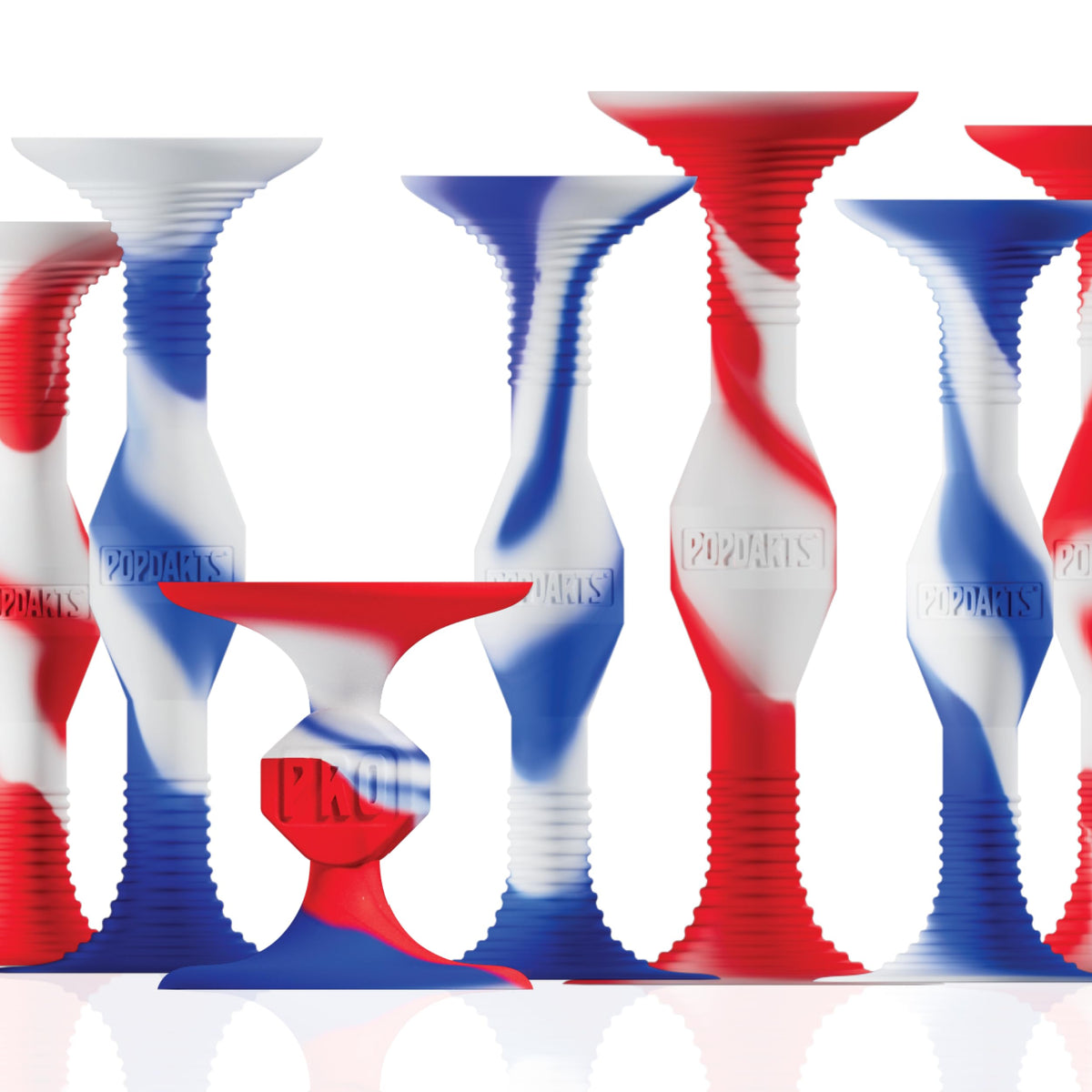 Popdarts USA themed PRO Pack with red white blue target marker for versatile indoor outdoor play