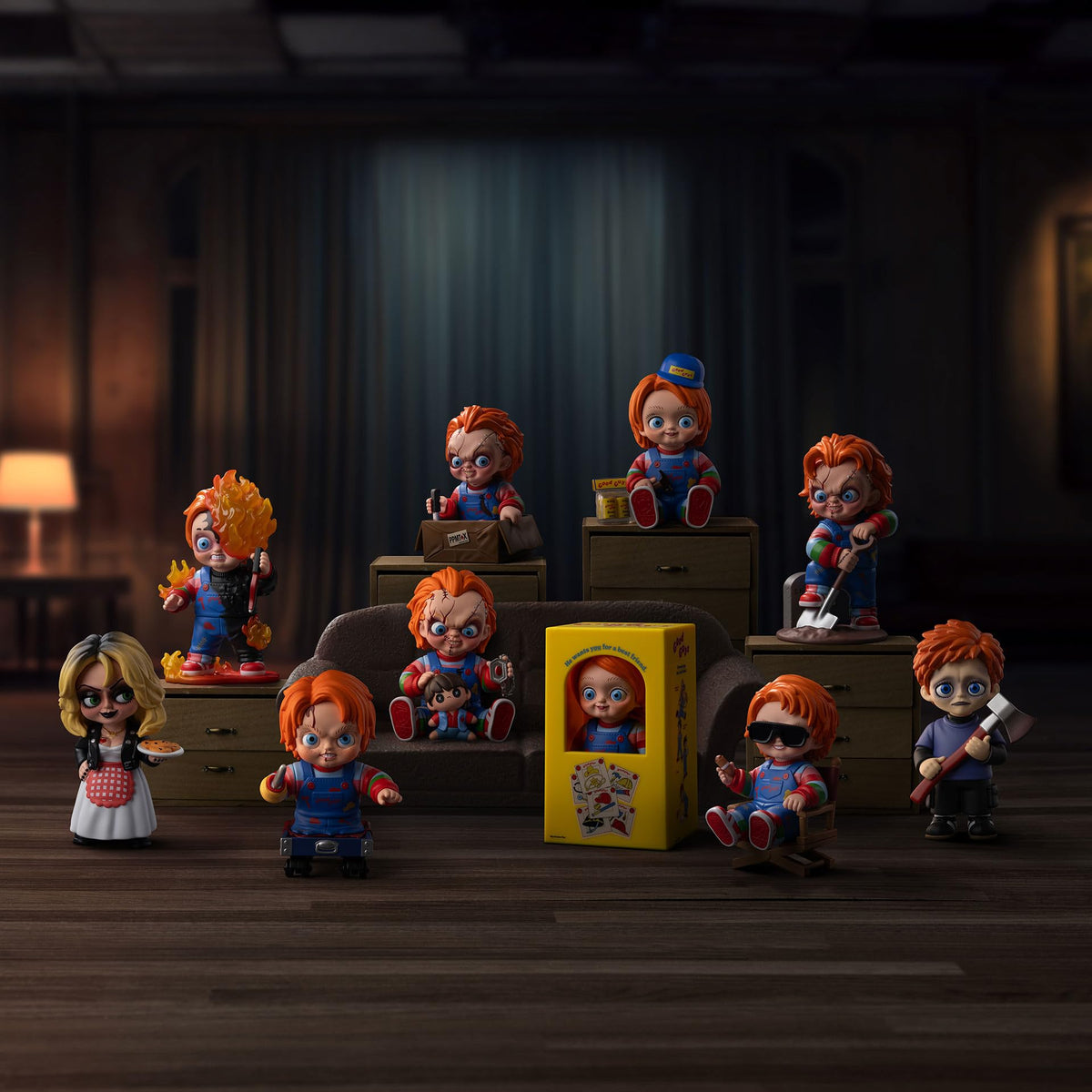 POP MART Chucky uses safe materials with non toxic finishes.