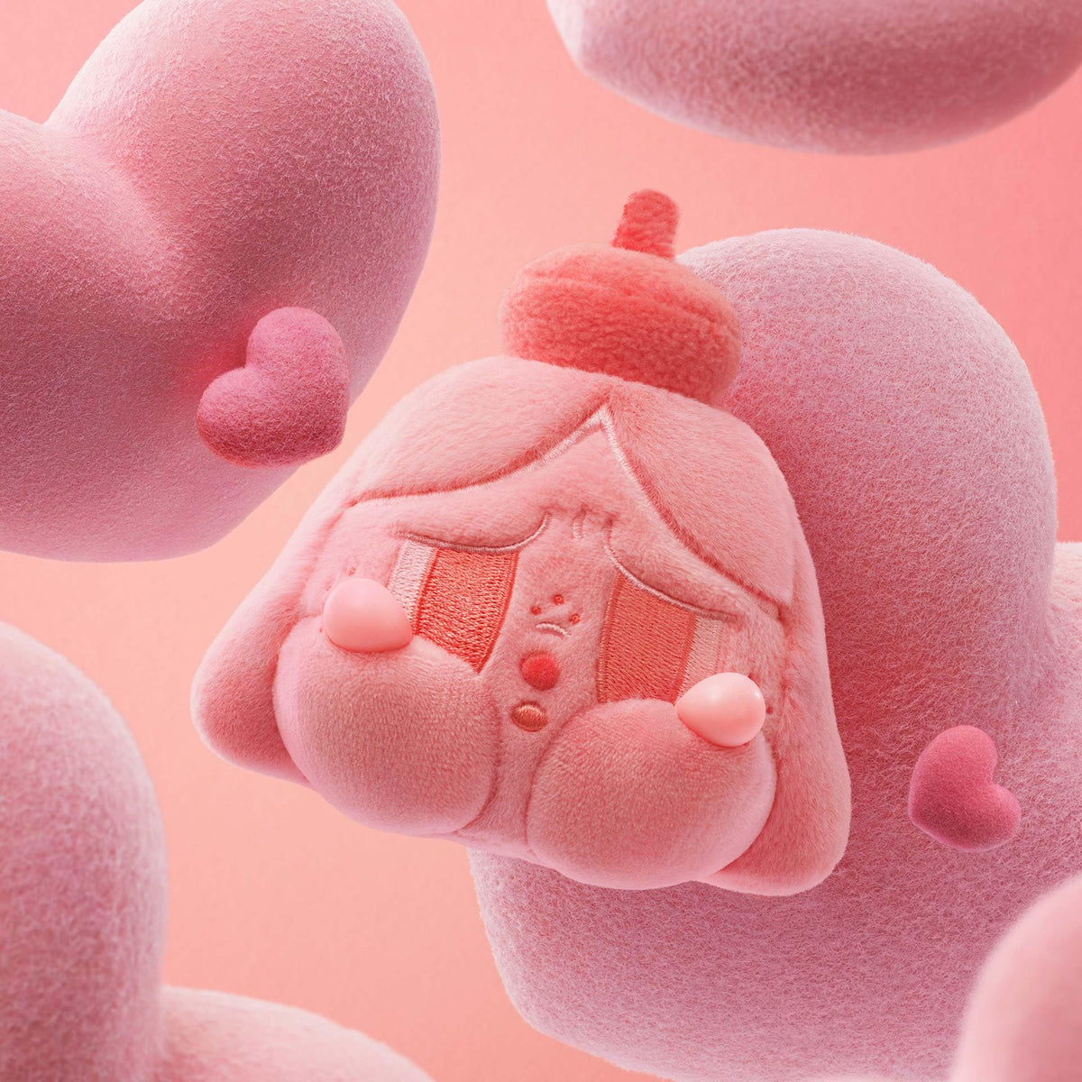 POP MART Crybaby Tears blind box reveals a collectible figure for display.