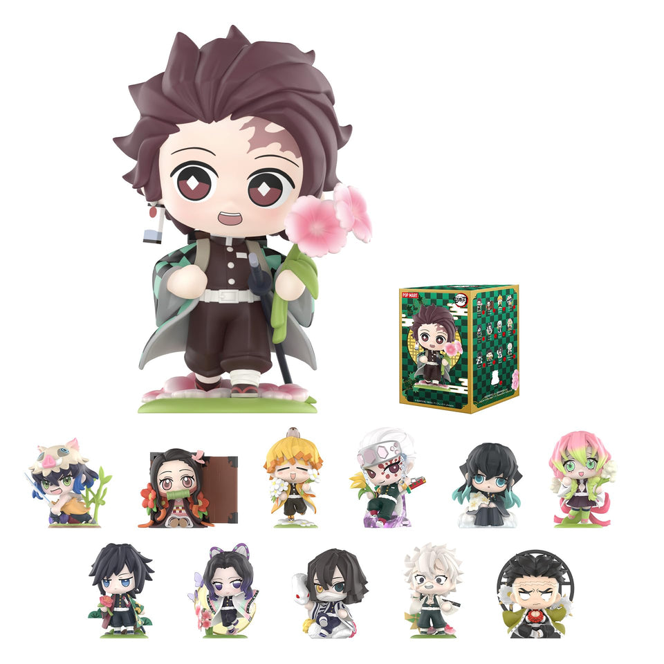 POP MART Demon Slayer Birth Flower blind box figure for exciting unboxing and collection