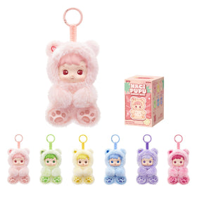 POP MART HACIPUPU gummy bear pendant mystery blind box figure for collectors.