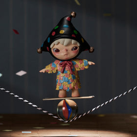 POP MART Hirono Echo Series blind box character ready to charm a nightstand.