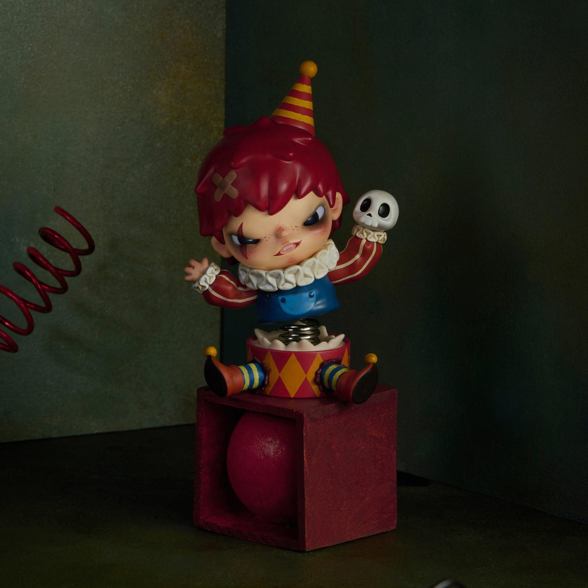 POP MART Hirono Monsters Carnival display-ready figure enhances home decor.