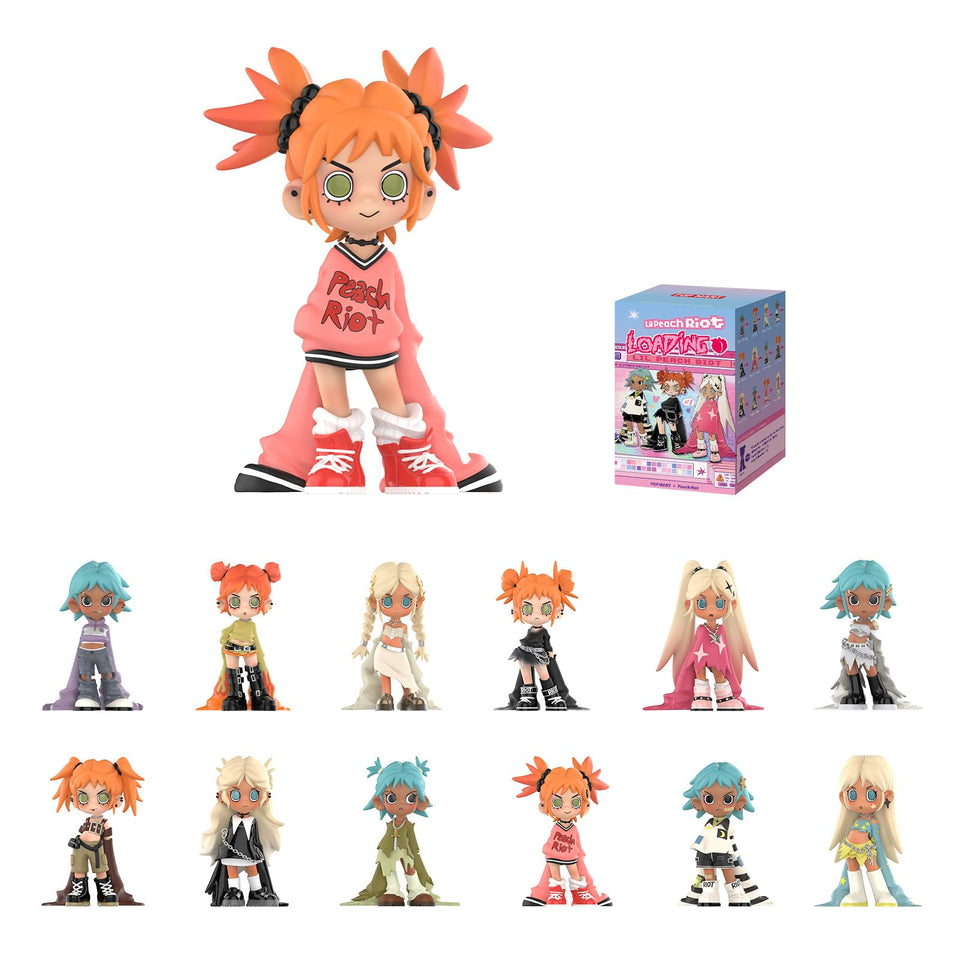 POP MART Lil Peach Riot Loading box front, ideal for display and gifting.