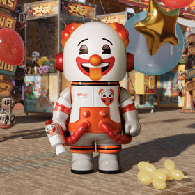 POP MART Mega Space Molly packaging details highlight gift-ready presentation