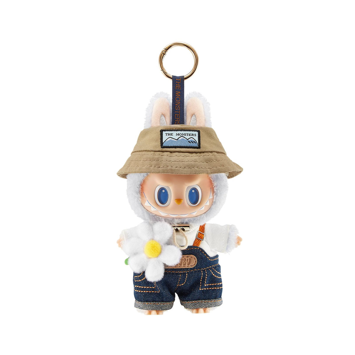 POP MART Labubu doll 6.69 inches tall in a spring outfit, ideal for display and gifting.