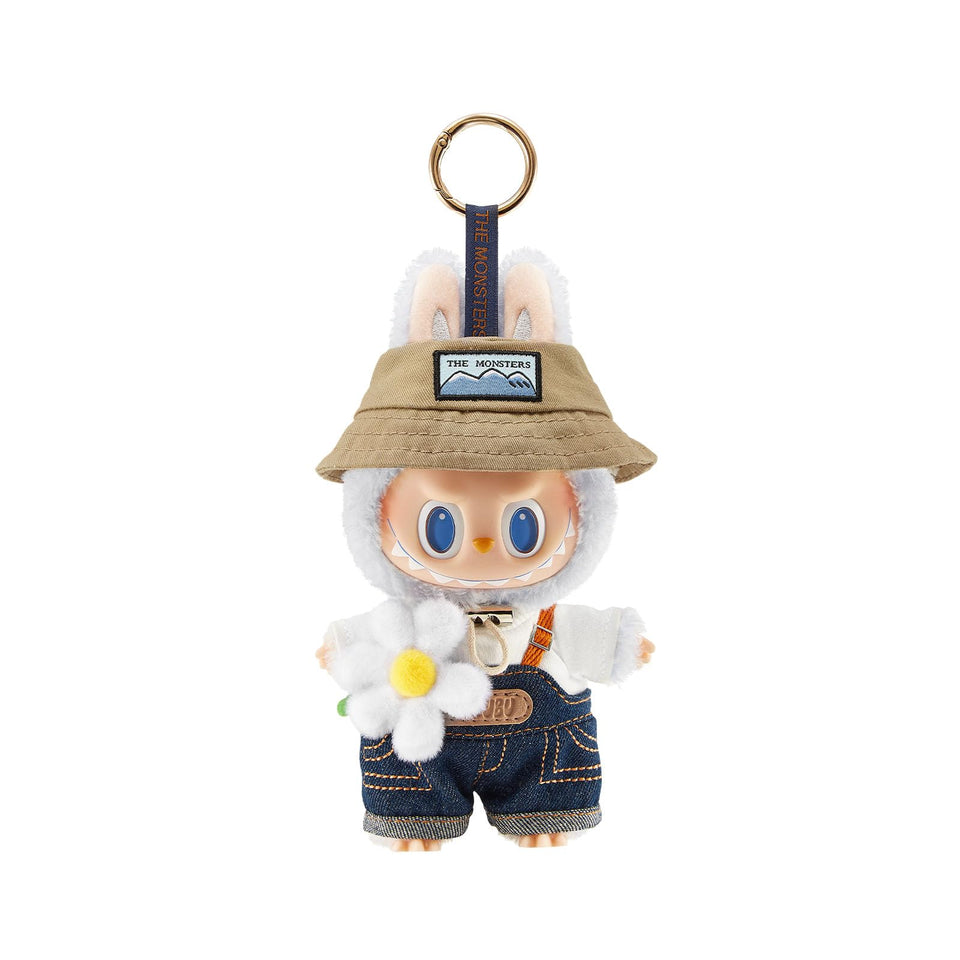 POP MART Labubu doll 6.69 inches tall in a spring outfit, ideal for display and gifting.