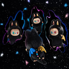 POP MART THE Monsters LABUBU plush texture invites tactile appreciation.