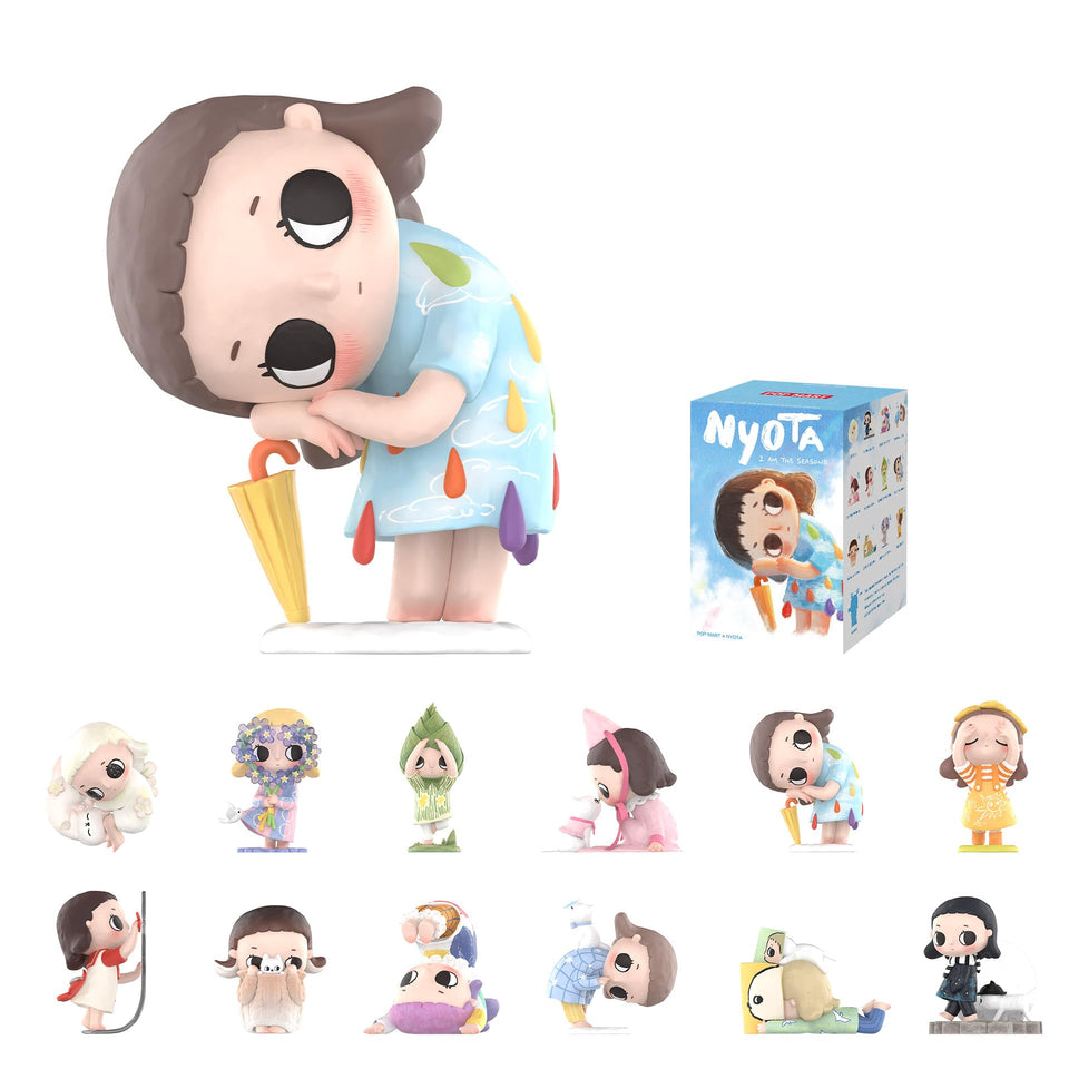 POP MART Nyota seasons figure 01 close-up for display and gifting