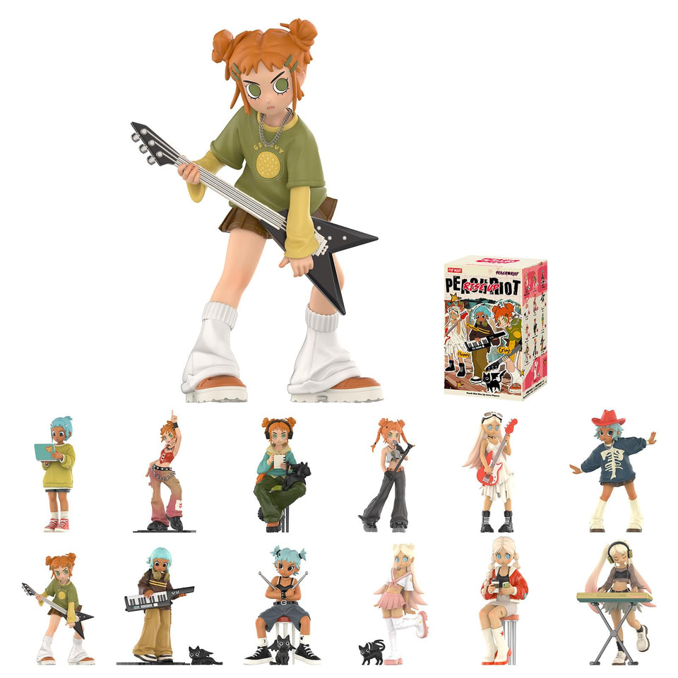 POP MART Peach Riot Rise Up box front for display and gifting.