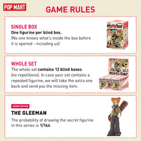 POP MART Peach Riot Rise Up blind box reveals a collectible surprise for fans.