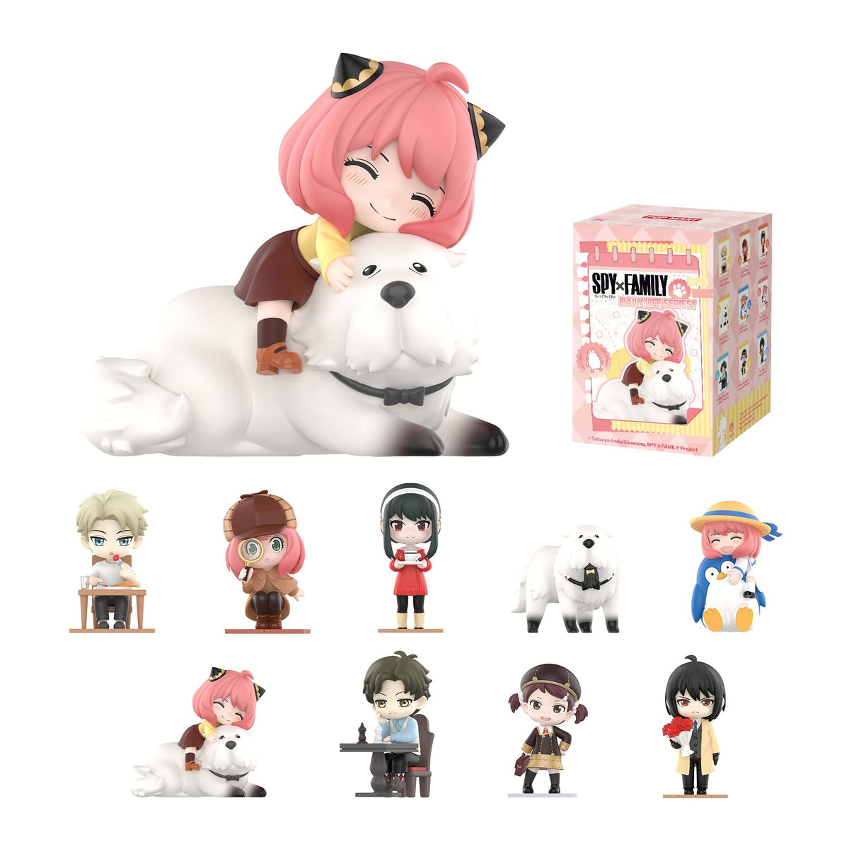 POP MART Spy × Family Hirono blind box figure front view ideal for shelf display