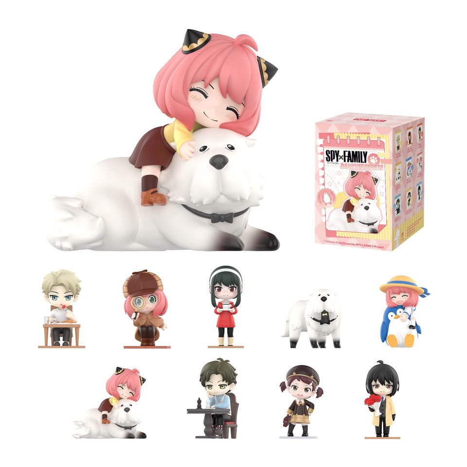 POP MART Spy × Family Hirono blind box figure front view ideal for shelf display