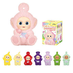 POP MART Teletubbies Vibrancy Series blind box figure shows a collectible surprise for collectors.