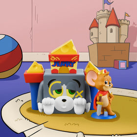 Vibrant colors and durable build on Tom and Jerry Funfair figure.