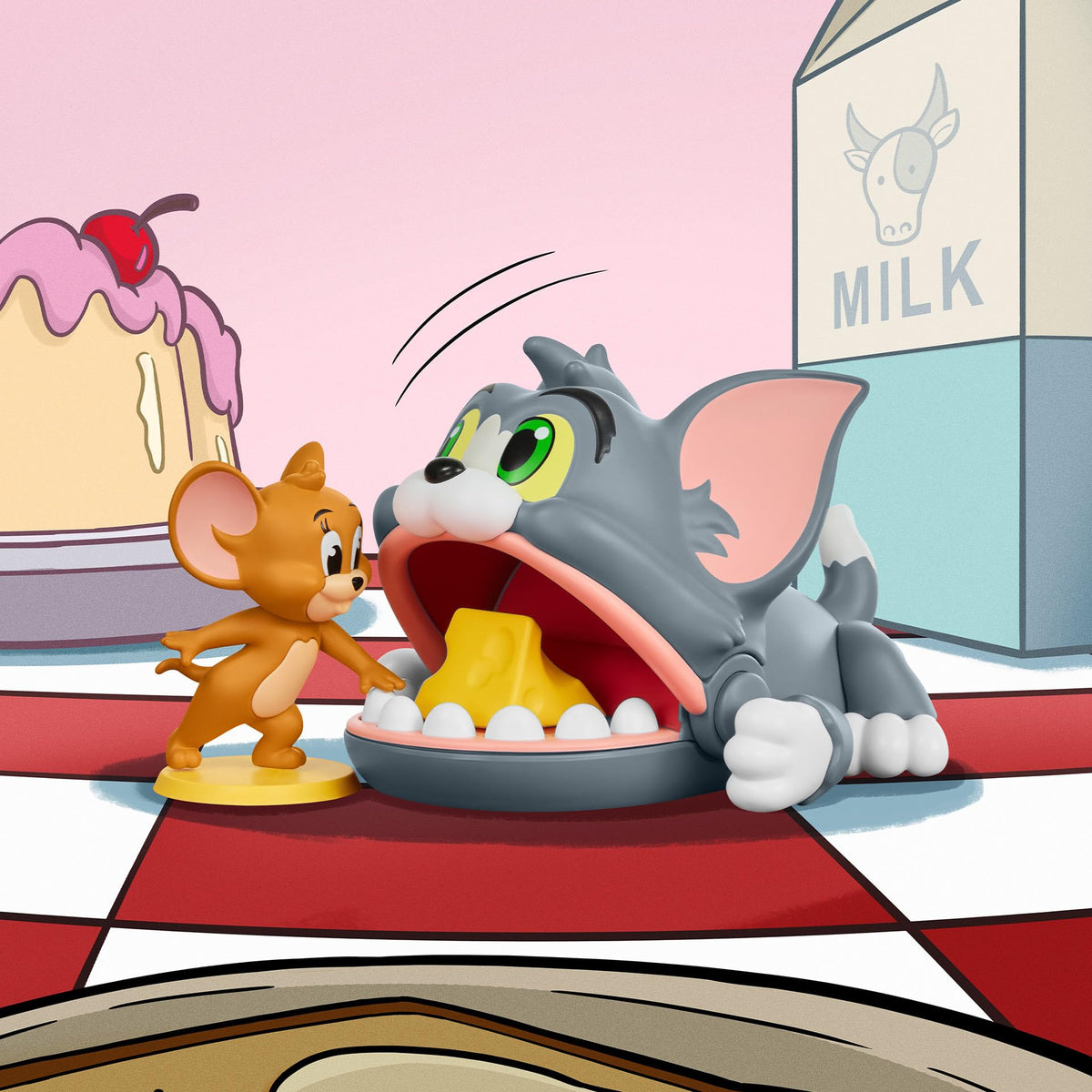 Ideal gift and desk decor with POP MART Tom and Jerry figure.