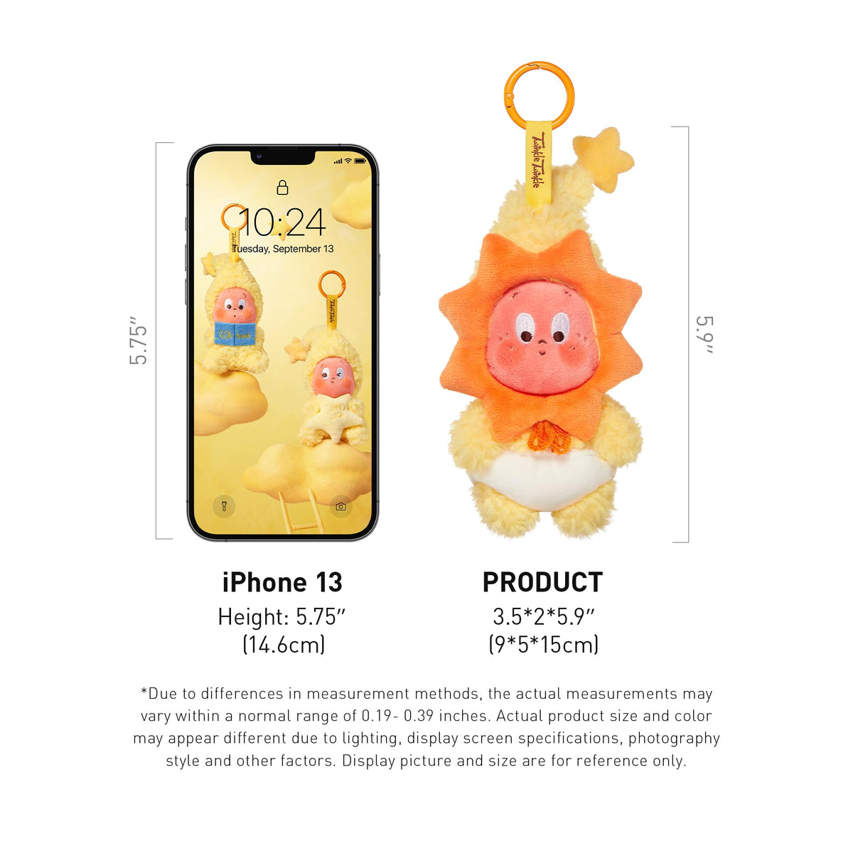POP MART Twinkle Twinkle plush pendant figure enhances a cozy room mood