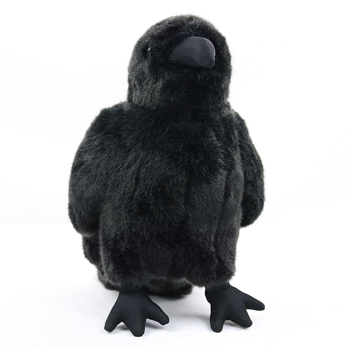 POPOTATO large crow stuffed animal front view for cozy decor and cuddle