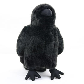 POPOTATO large crow stuffed animal front view for cozy decor and cuddle