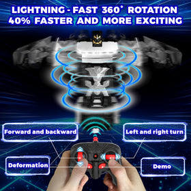 POPPLAYING 2.4GHz remote enables interference-free multiplayer battles.