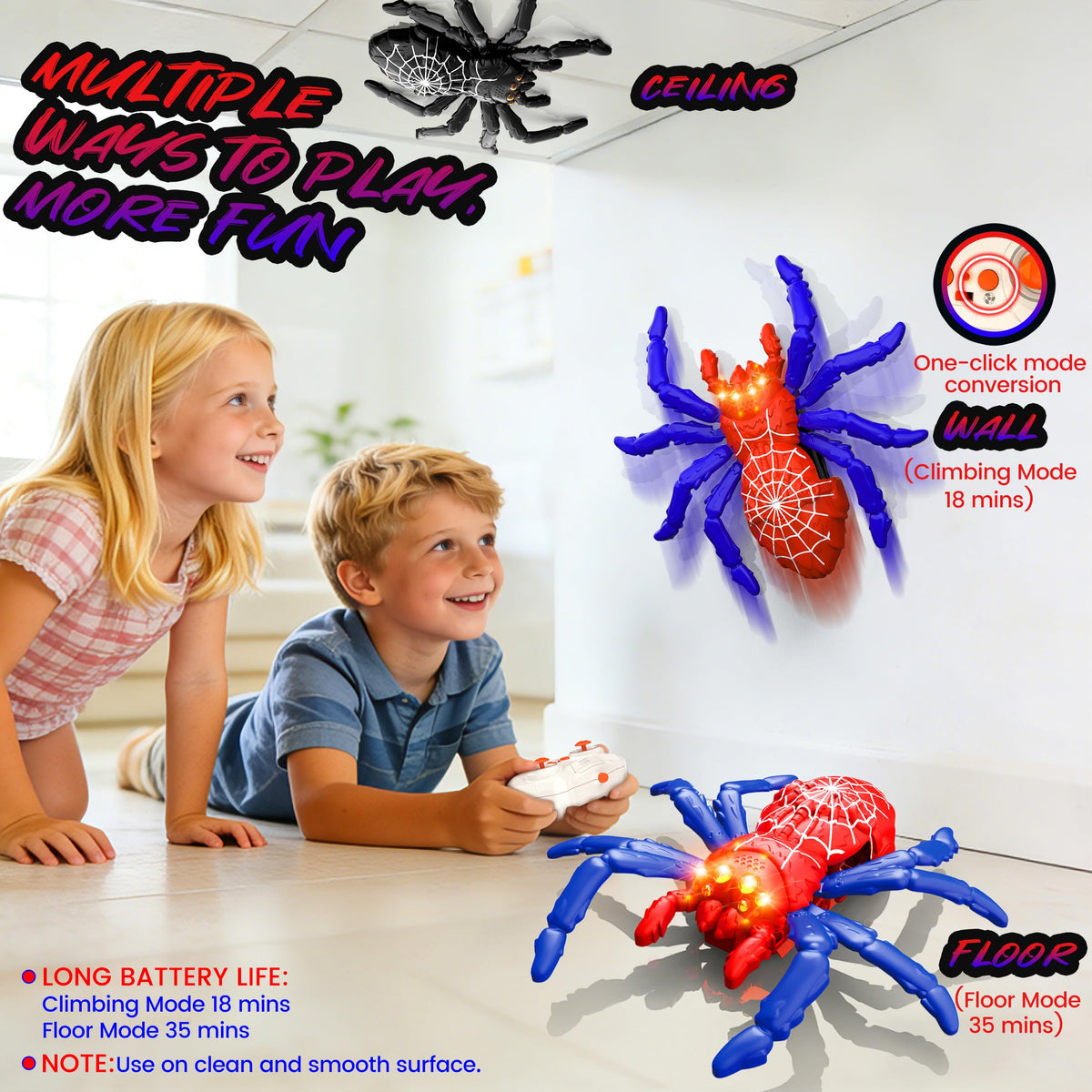 Experience 360° stunts with POPPLAYING for dynamic spins and precise turns.