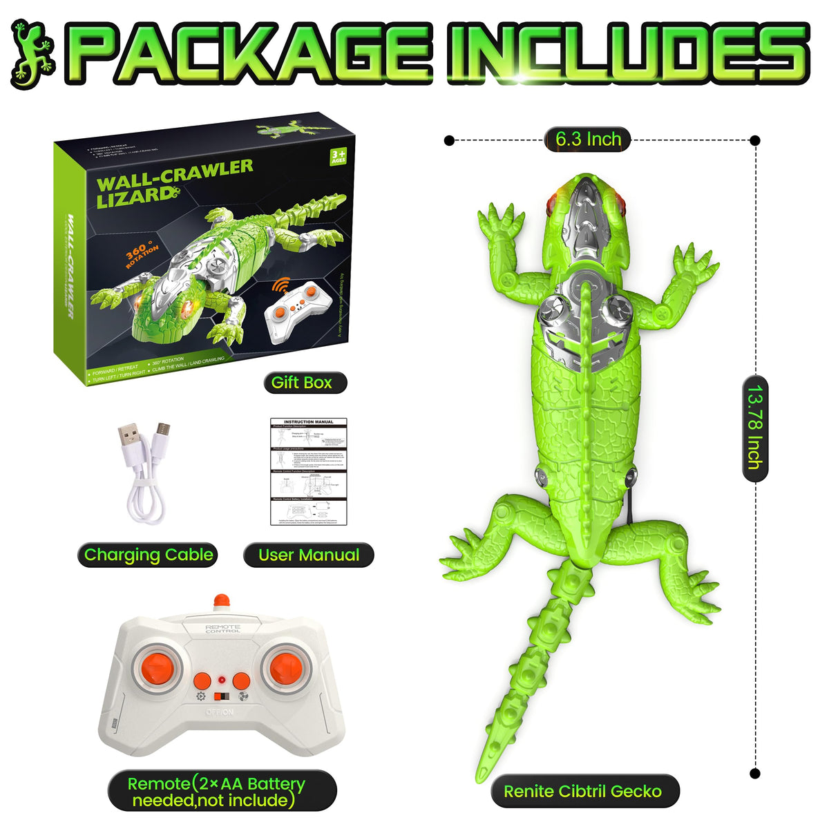 POPPLAYING Gecko RC during 360° spins for thrilling pretend races.