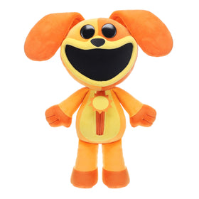 Poppy Playtime DogDay deluxe plush front view highlighting soft fabric and colors.