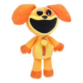 Poppy Playtime DogDay plush side angle showing durable stitching for long use.