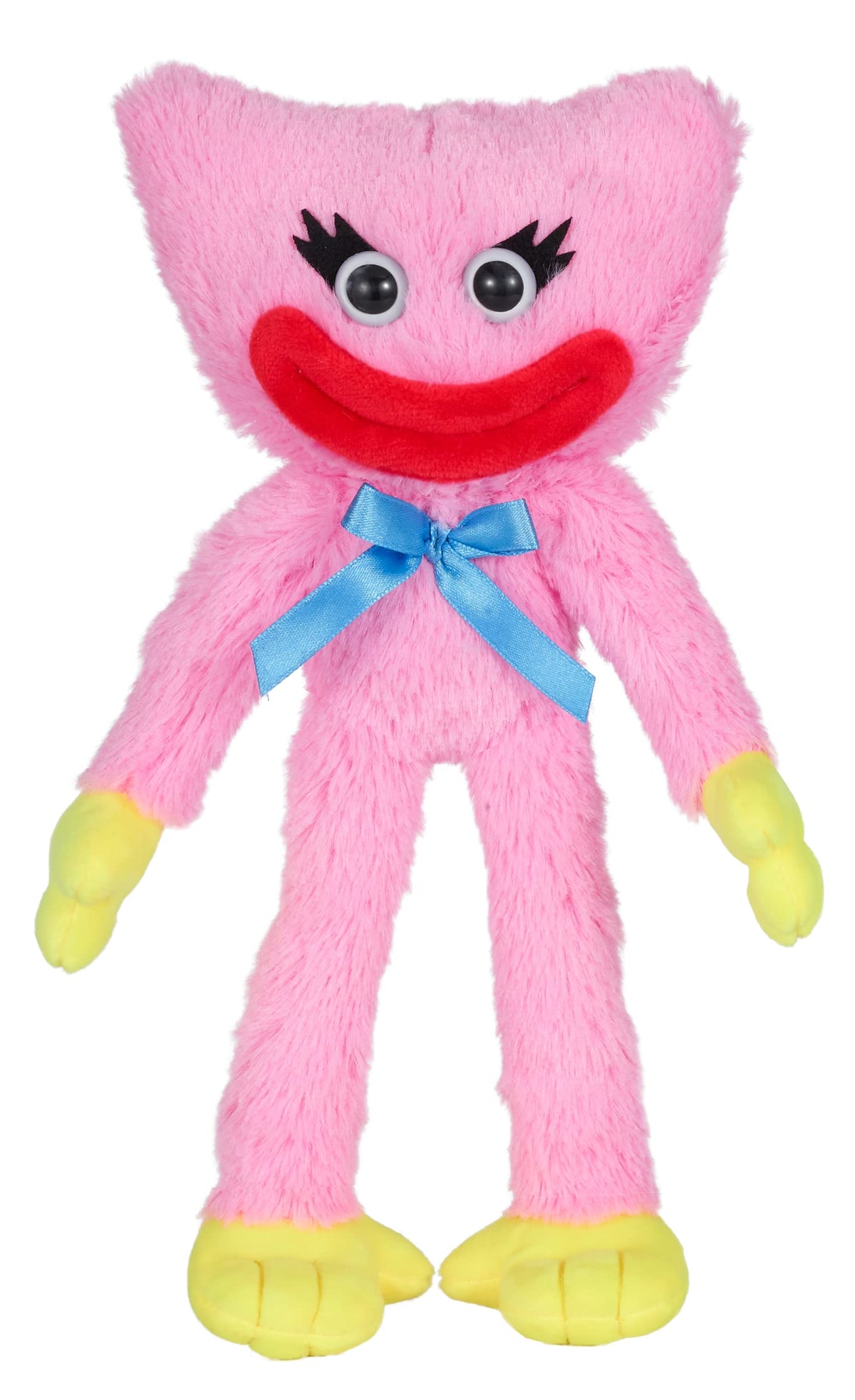 Poppy Playtime Kissy Missy plush front view; display-ready collectible for fans.