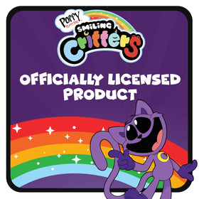 Poppy Playtime official licensed tag confirms authenticity and collectibility.
