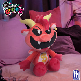 Poppy Playtime Simon Smoke plush held in hand showing size and pose