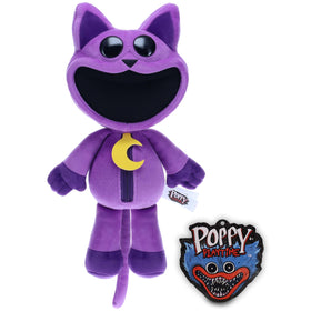 Poppy Playtime CatNap deluxe plush front view showing soft fur and friendly face for cozy playtime