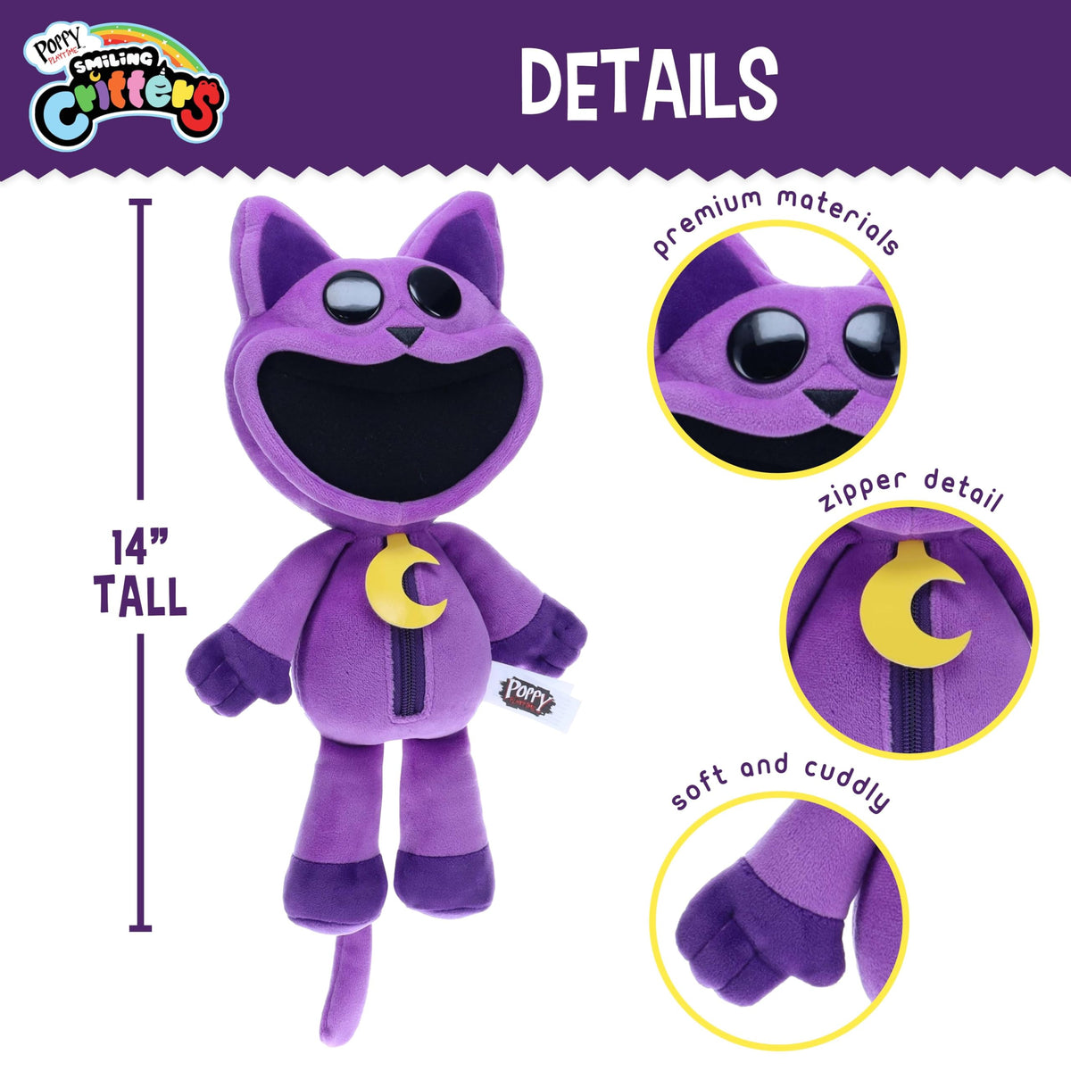 Official licensing badge confirming authentic Poppy Playtime merchandise